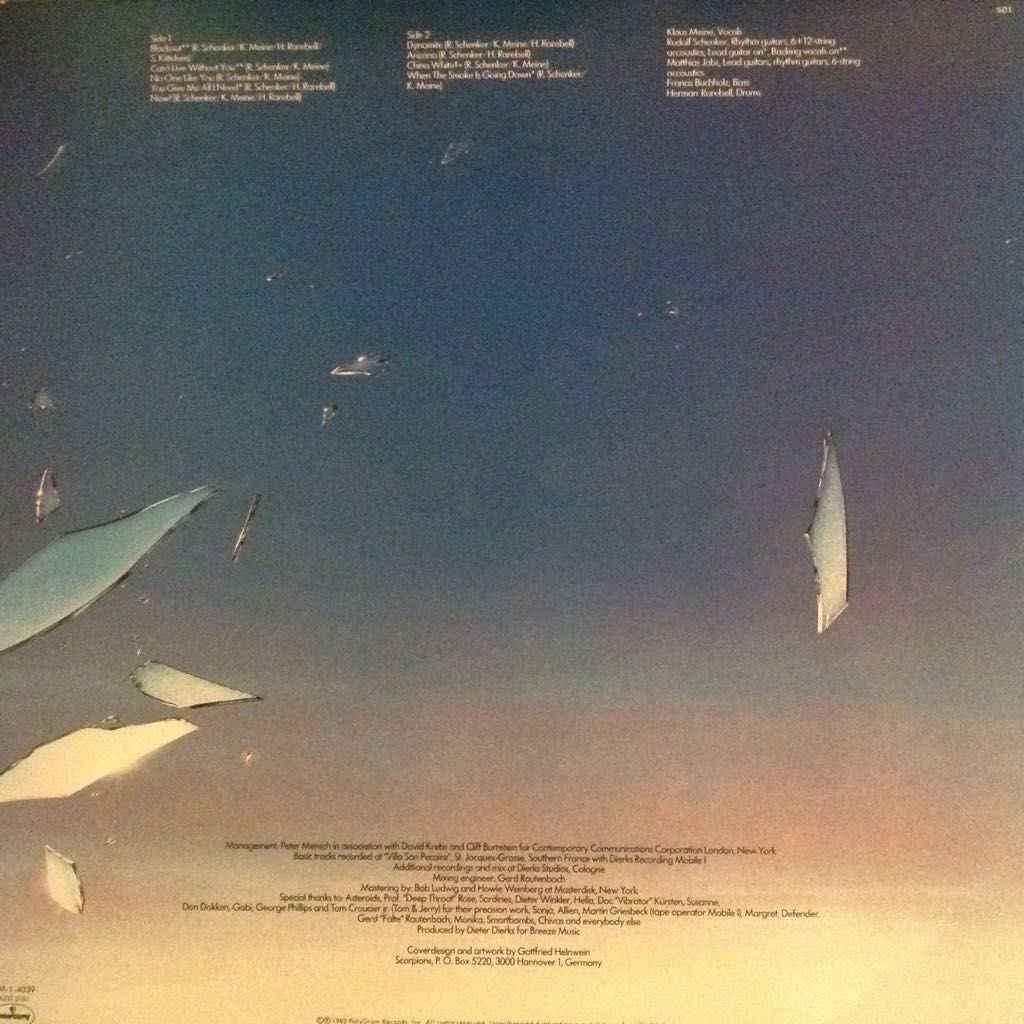 Blackout - Scorpions (12”) music collectible - Main Image 2