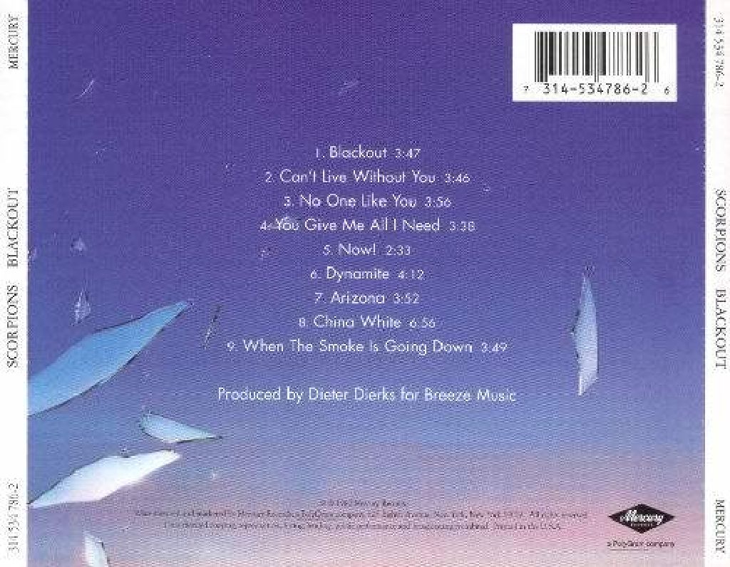 Blackout - Scorpions (CD) music collectible - Main Image 2