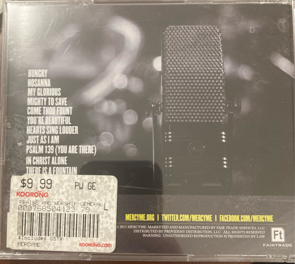 Mercyme The Worship Sessions - Mercyme (CD) music collectible [Barcode 000768399729] - Main Image 2
