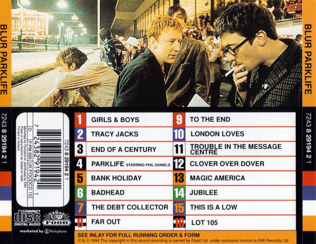 Parklife - Blur (CD) music collectible - Main Image 2