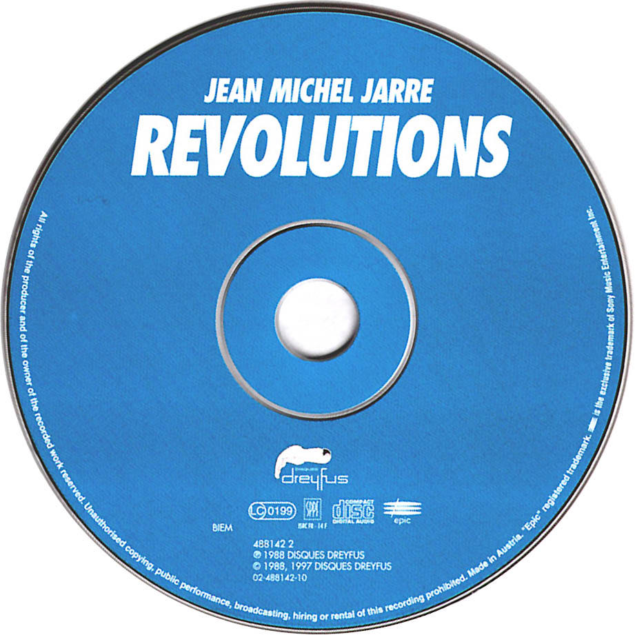 Revolutions - Jean Michel Jarre (CD - 44) music collectible [Barcode 042283709829] - Main Image 4