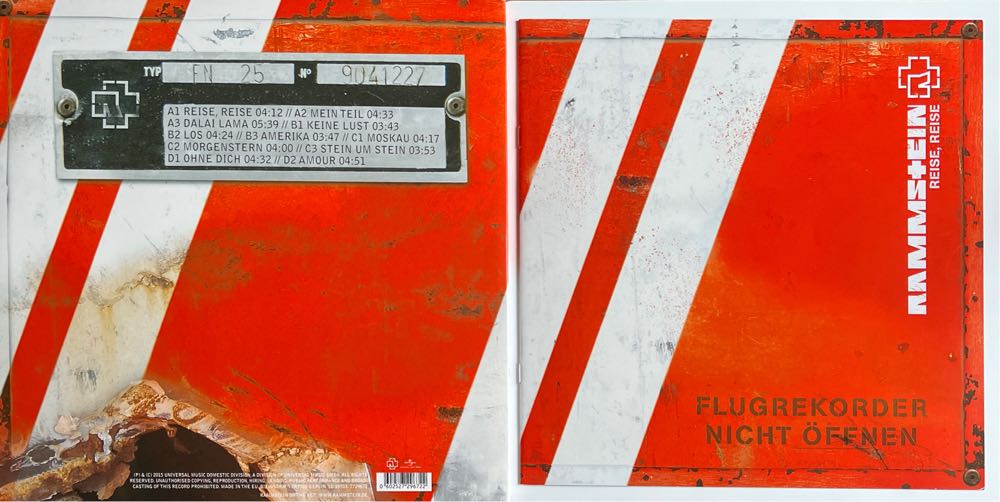 Reise Reise - Rammstein (12” - 45) music collectible [Barcode 602527296722] - Main Image 3