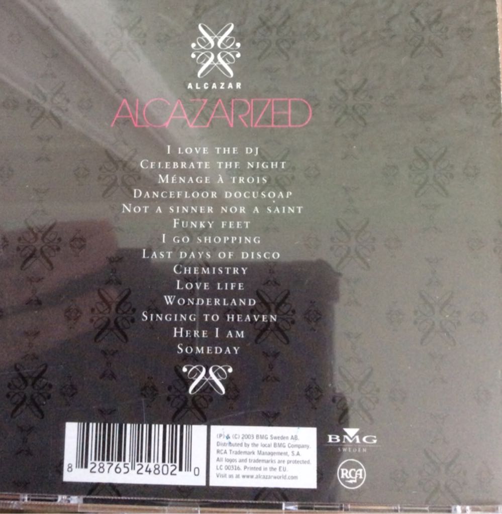 Alcazarized - Alcazar (CD) music collectible [Barcode 828765248020] - Main Image 2