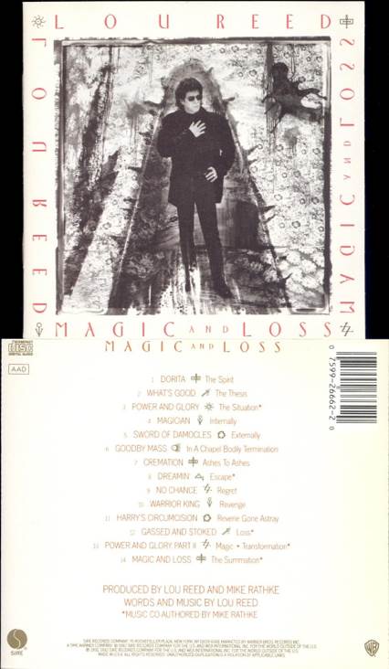 Magic and Loss - Reed, Lou (CD - 58) music collectible [Barcode 075992666220] - Main Image 2