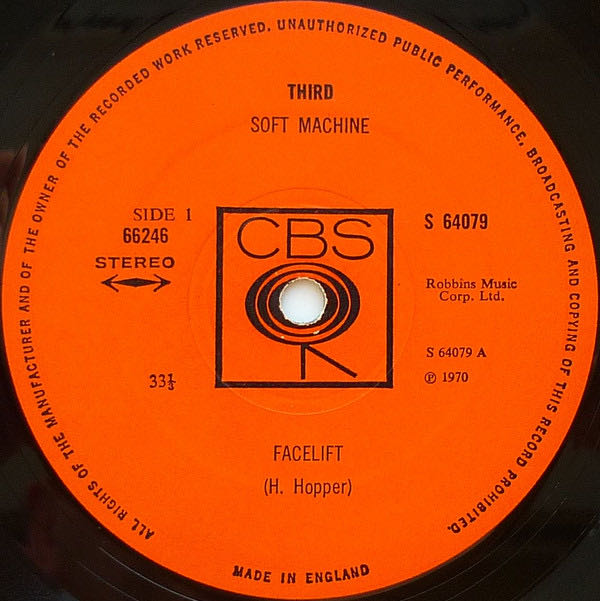Third - Soft Machine (CD - 114) music collectible [Barcode 828768729328] - Main Image 3