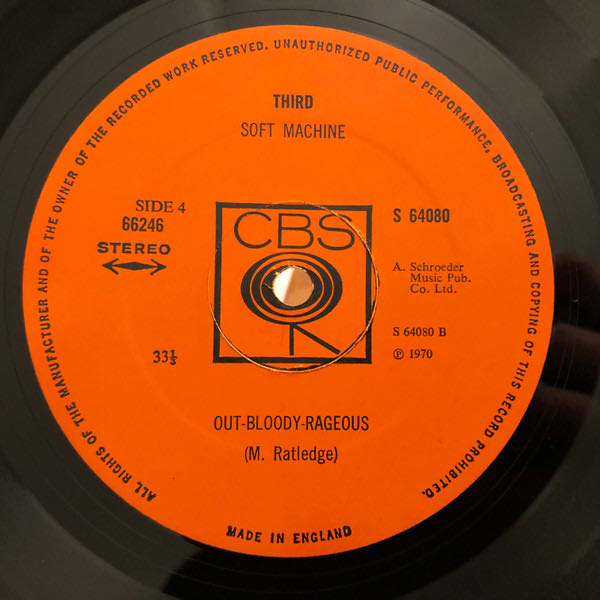 Third - Soft Machine (CD - 114) music collectible [Barcode 828768729328] - Main Image 4