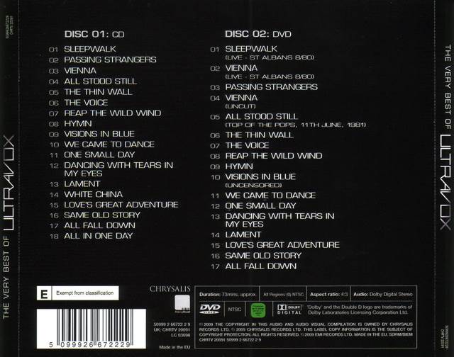 The Very Best Of - Ultravox music collectible - Main Image 2