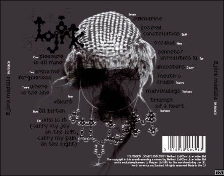 Medulla - Bjork (CD - 45:40) music collectible [Barcode 602498675892] - Main Image 2