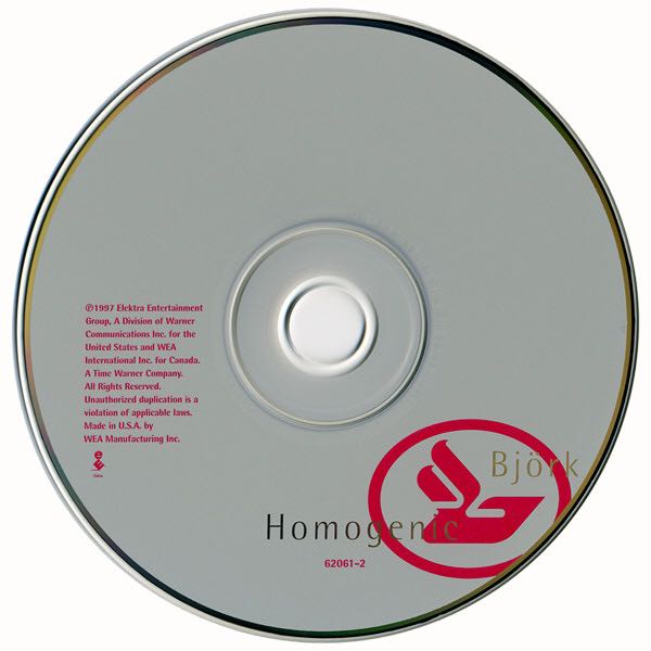 Homogenic - Bjork (CD - 43) music collectible [Barcode 731453916623] - Main Image 4
