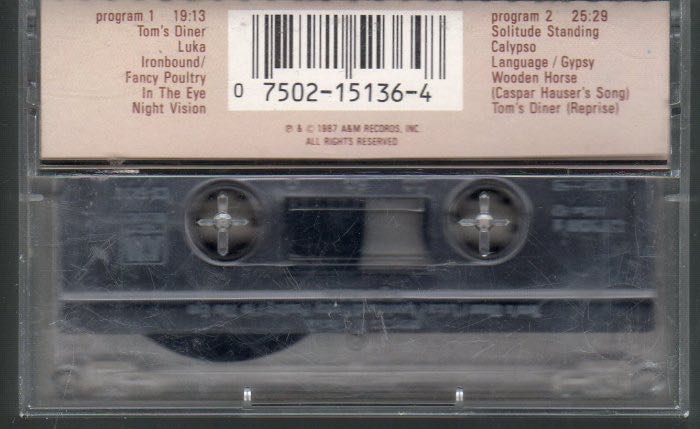 Solitude Standing - Vega, Suzanne (CD - 45) music collectible [Barcode 075021513648] - Main Image 2