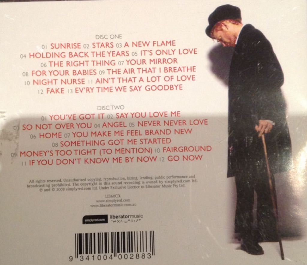 Simply Red 25 The Greatest Hits - Simply Red (CD) music collectible [Barcode 8858305012189] - Main Image 2