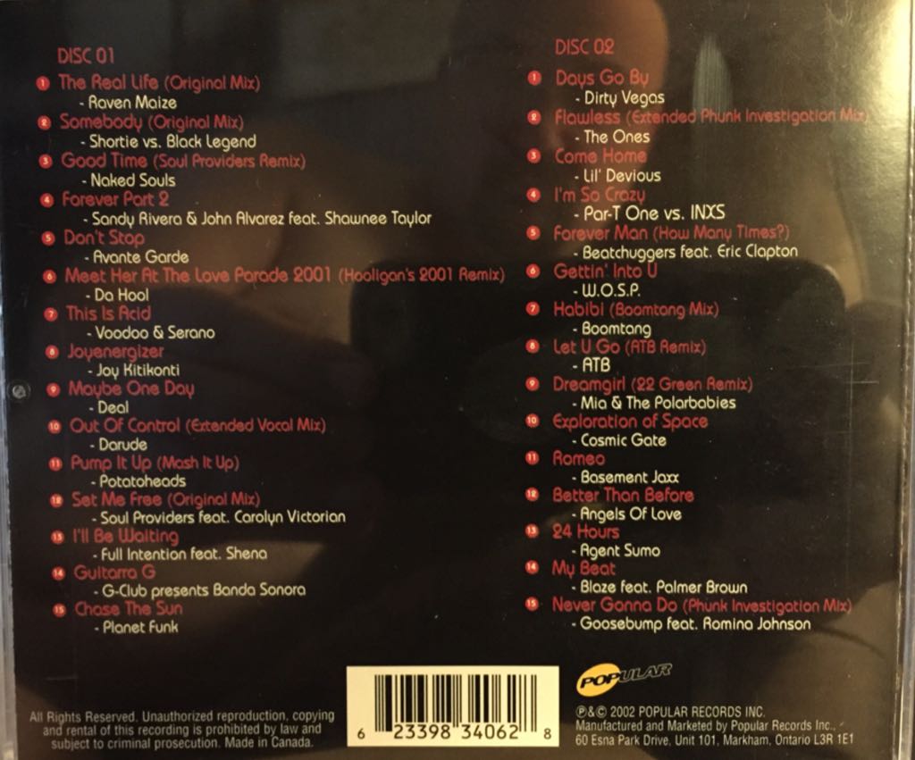 House All Stars Vol. 2 - Various (CD) music collectible [Barcode 623398340628] - Main Image 2