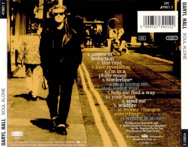 Soul Alone - Daryl Hall (CD) music collectible [Barcode 9399747392129] - Main Image 2