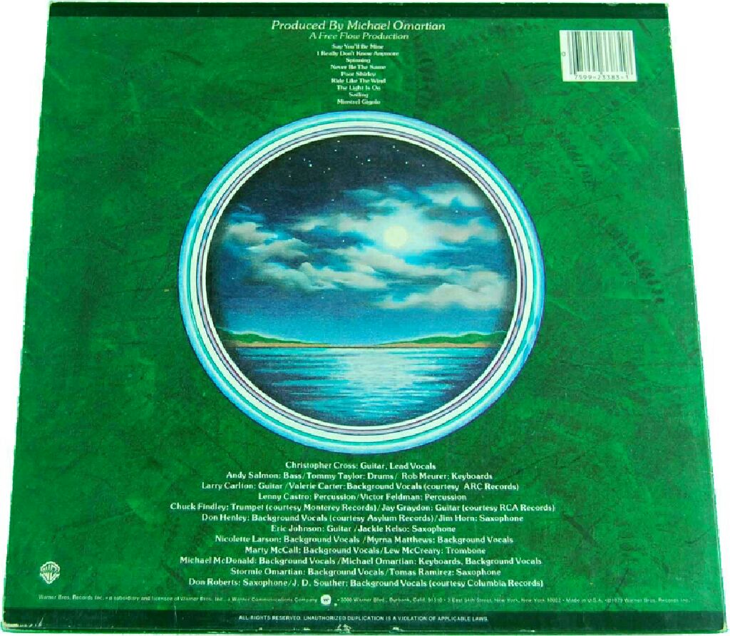 Christopher Cross - Cross, Christopher (12”) music collectible - Main Image 2