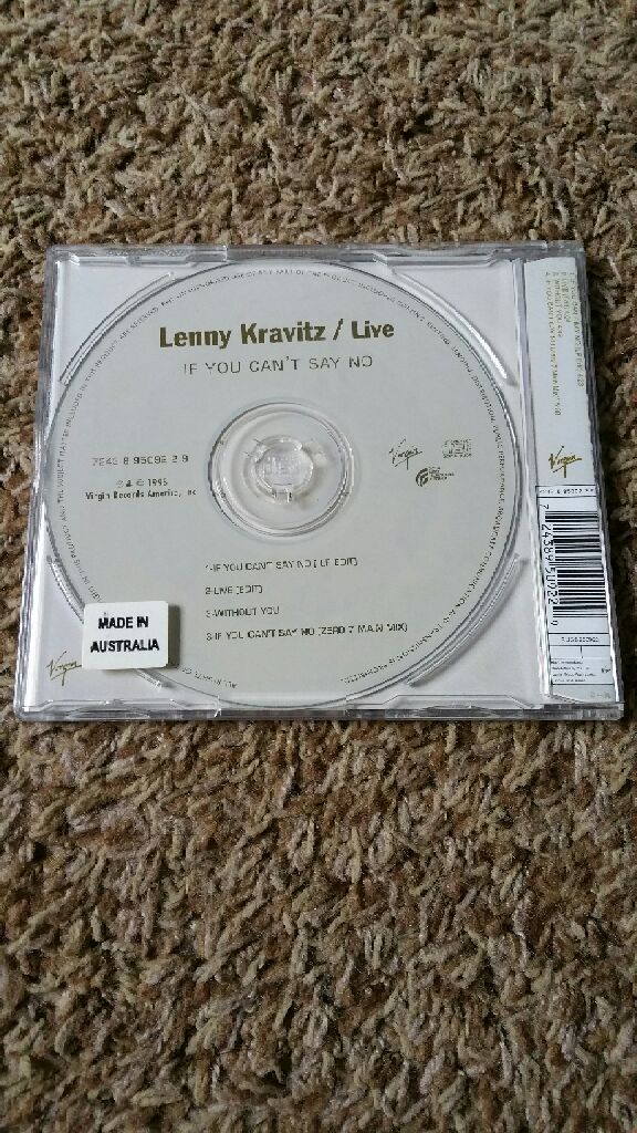 If You Can’t Say No / Live - Kravitz, Lenny (CD) music collectible [Barcode 724389509229] - Main Image 2