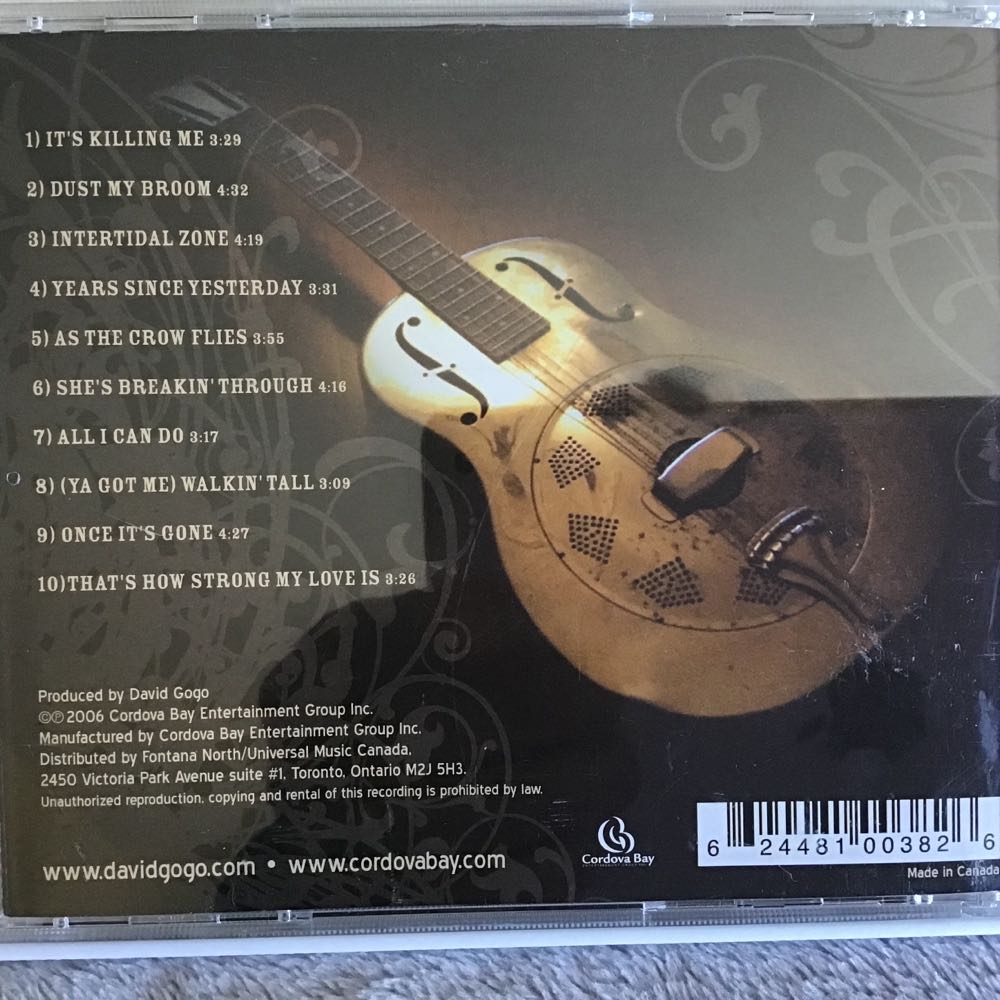 Acoustic: official bootleg series - volume 2 - Gogo, David (CD) music collectible [Barcode 624481003826] - Main Image 2