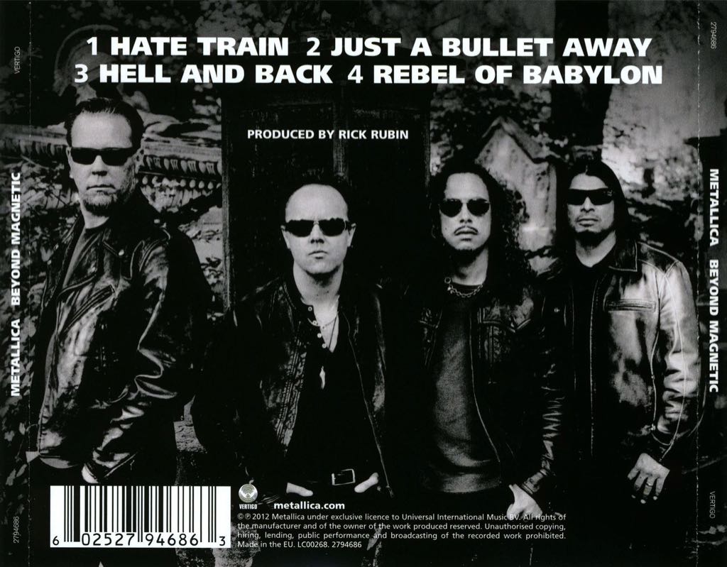 Beyond Magnetic - Metallica (CD - 29:08) music collectible [Barcode 4605026710320] - Main Image 2