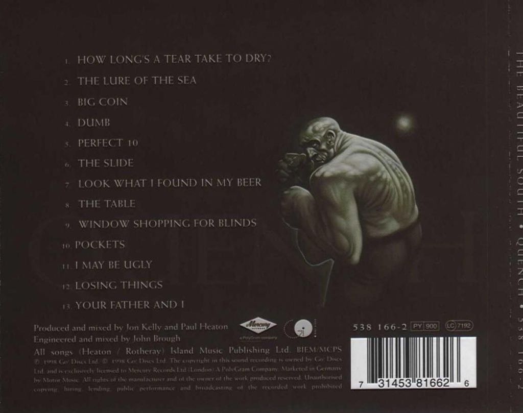 Quench (Slipcase) - Beautiful South, The (CD) music collectible [Barcode 731453817920] - Main Image 2