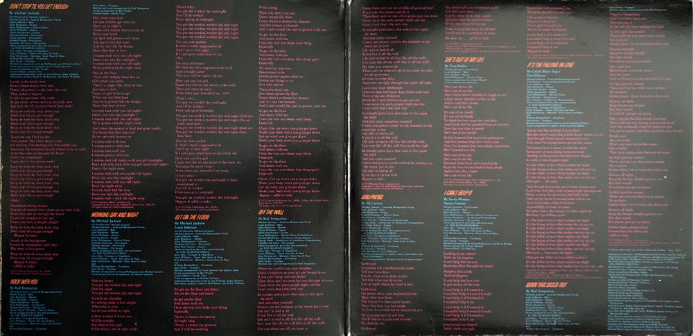 Off The Wall - Micheal Jackson (12” - 42) music collectible [Barcode 074643574518] - Main Image 3