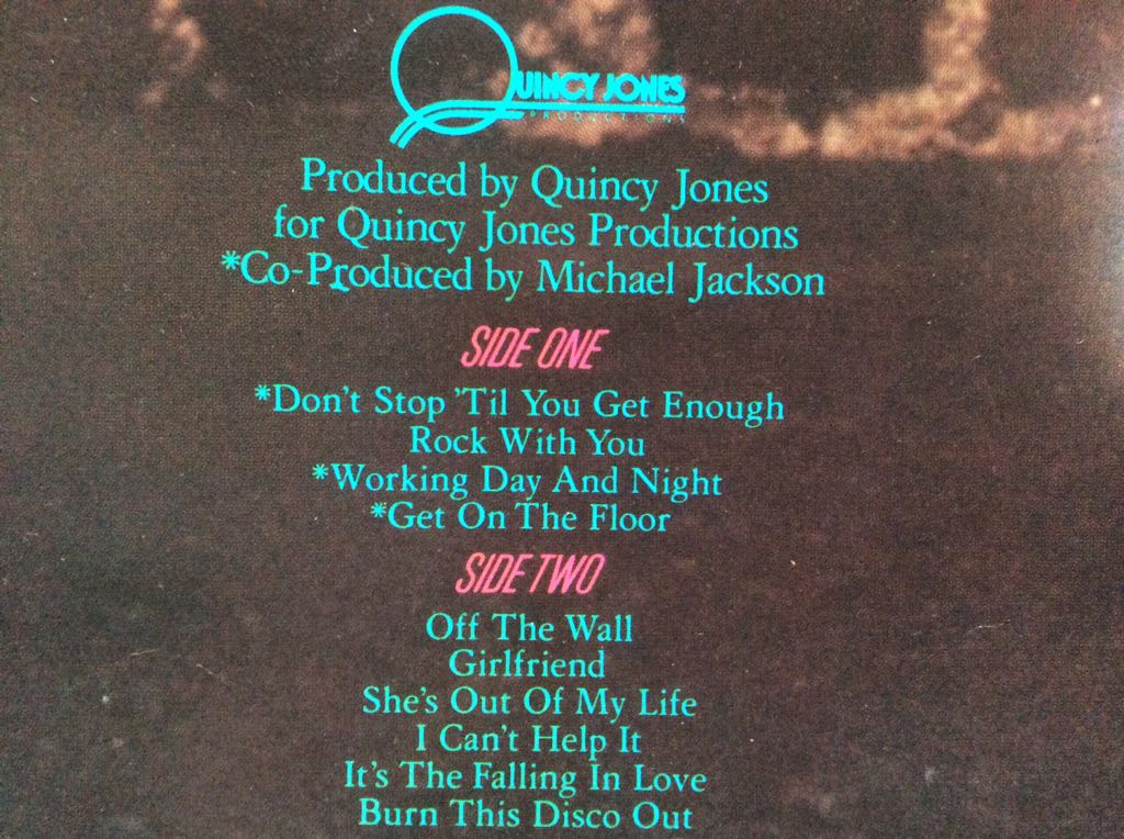 Off The Wall - Jackson, Michael (12”) music collectible - Main Image 2