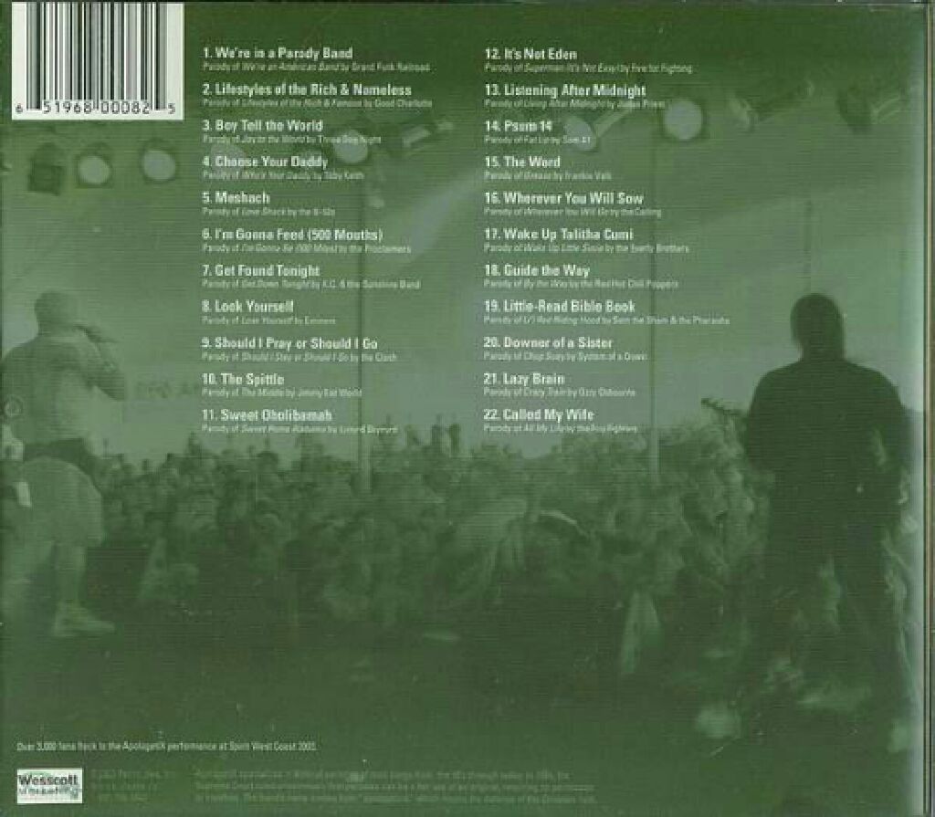 Adam Up - Apologetix (CD - 78) music collectible [Barcode 651968000825] - Main Image 2