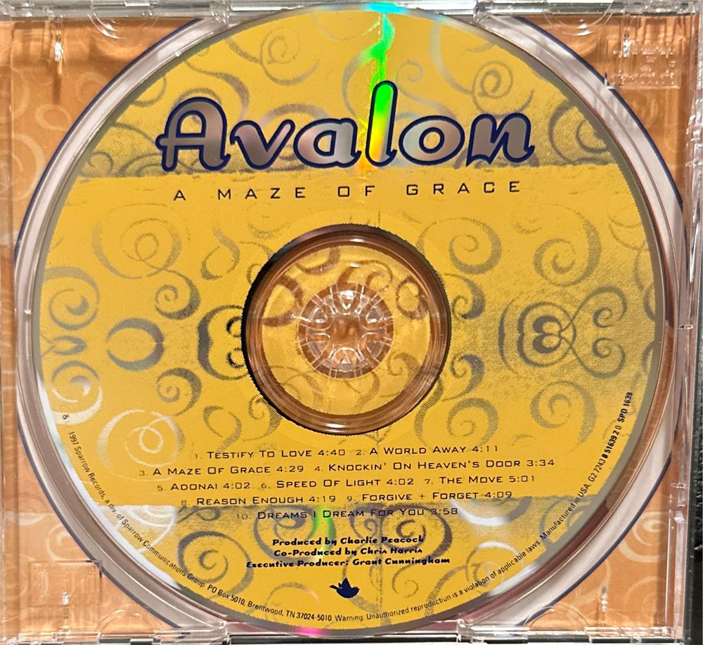 A Maze Of Grace - Avalon (CD) music collectible [Barcode 724385163920] - Main Image 3
