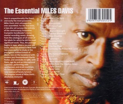 The Essential Miles Davis - Miles Davis (CD) music collectible - Main Image 2