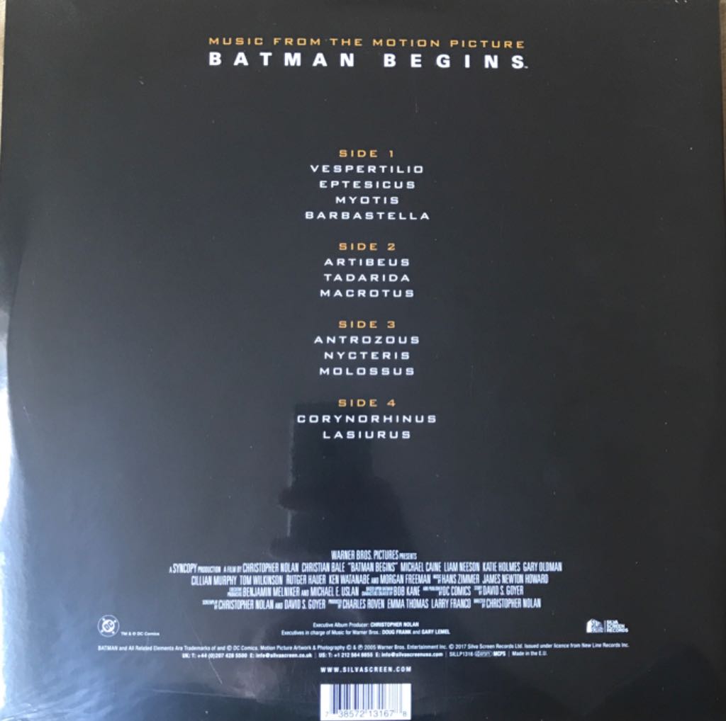Batman Begins - Soundtrack (12”) music collectible [Barcode 794043181450] - Main Image 2