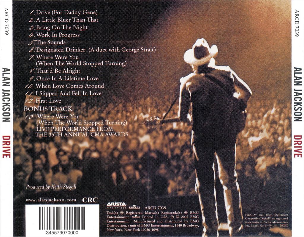 Drive - Jackson, Alan (CD) music collectible - Main Image 2