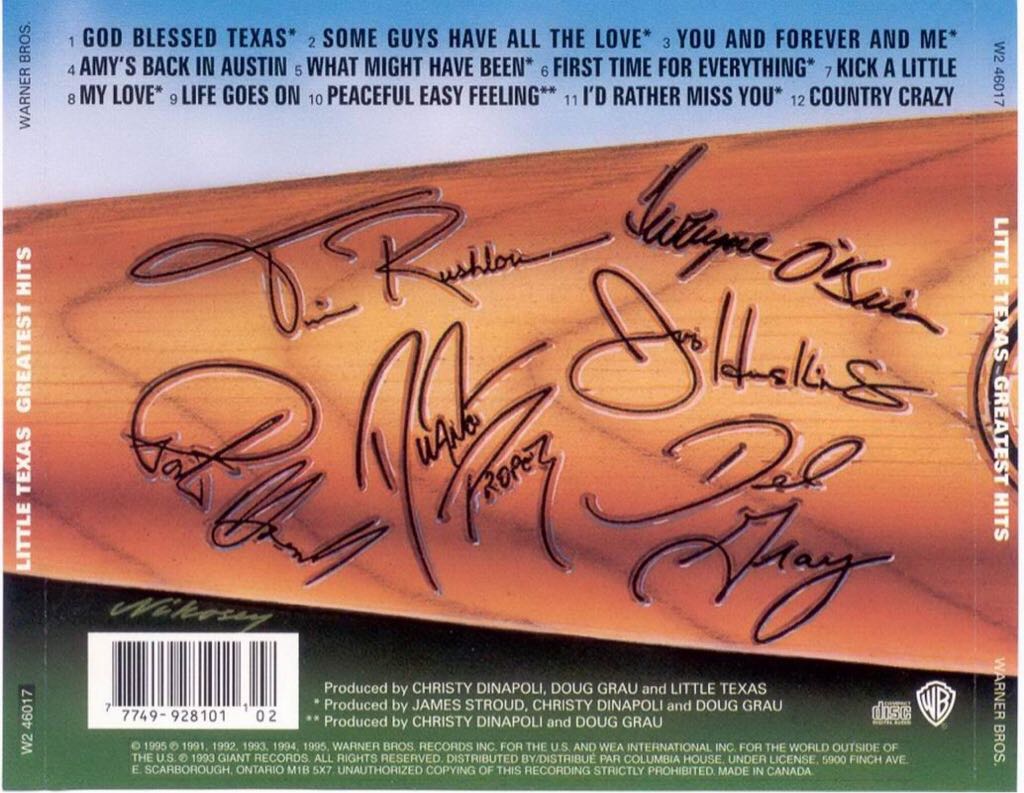 Greatest Hits - Little Texas (CD) music collectible - Main Image 2