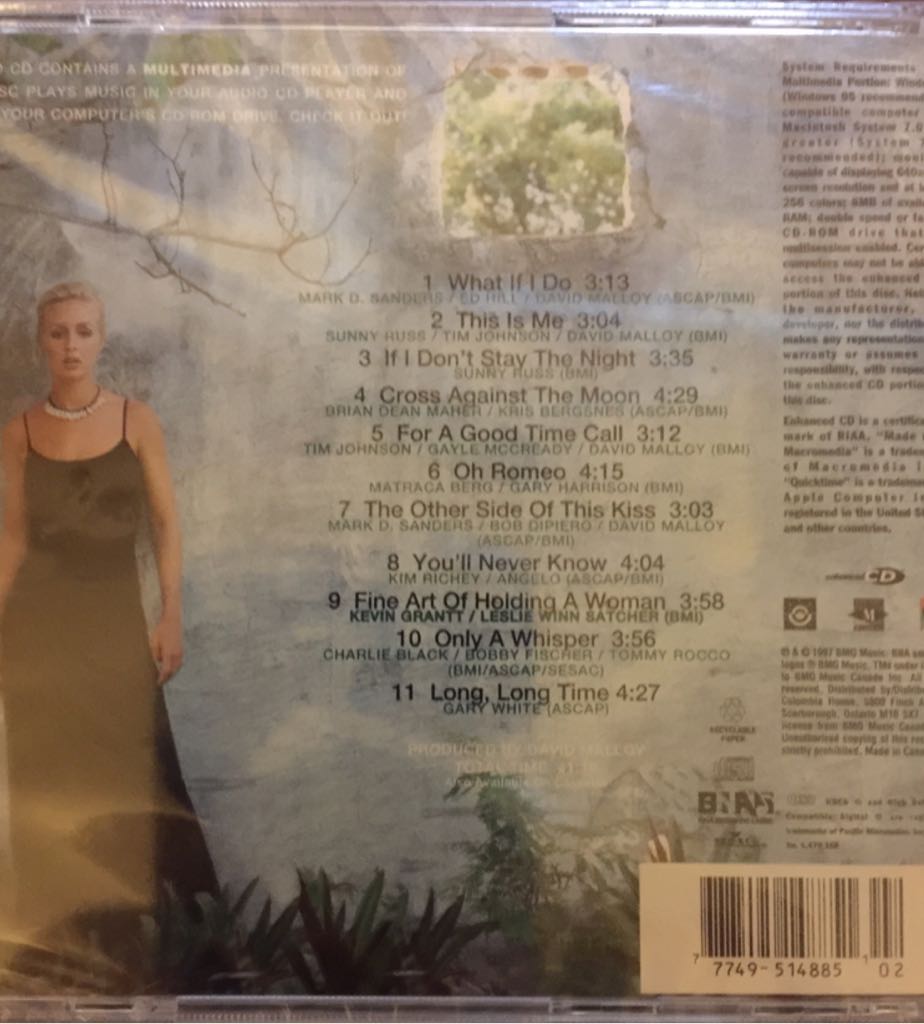 If I Don’t Stay The Night - McCready, Mindy (CD) music collectible [Barcode 777495148851] - Main Image 2