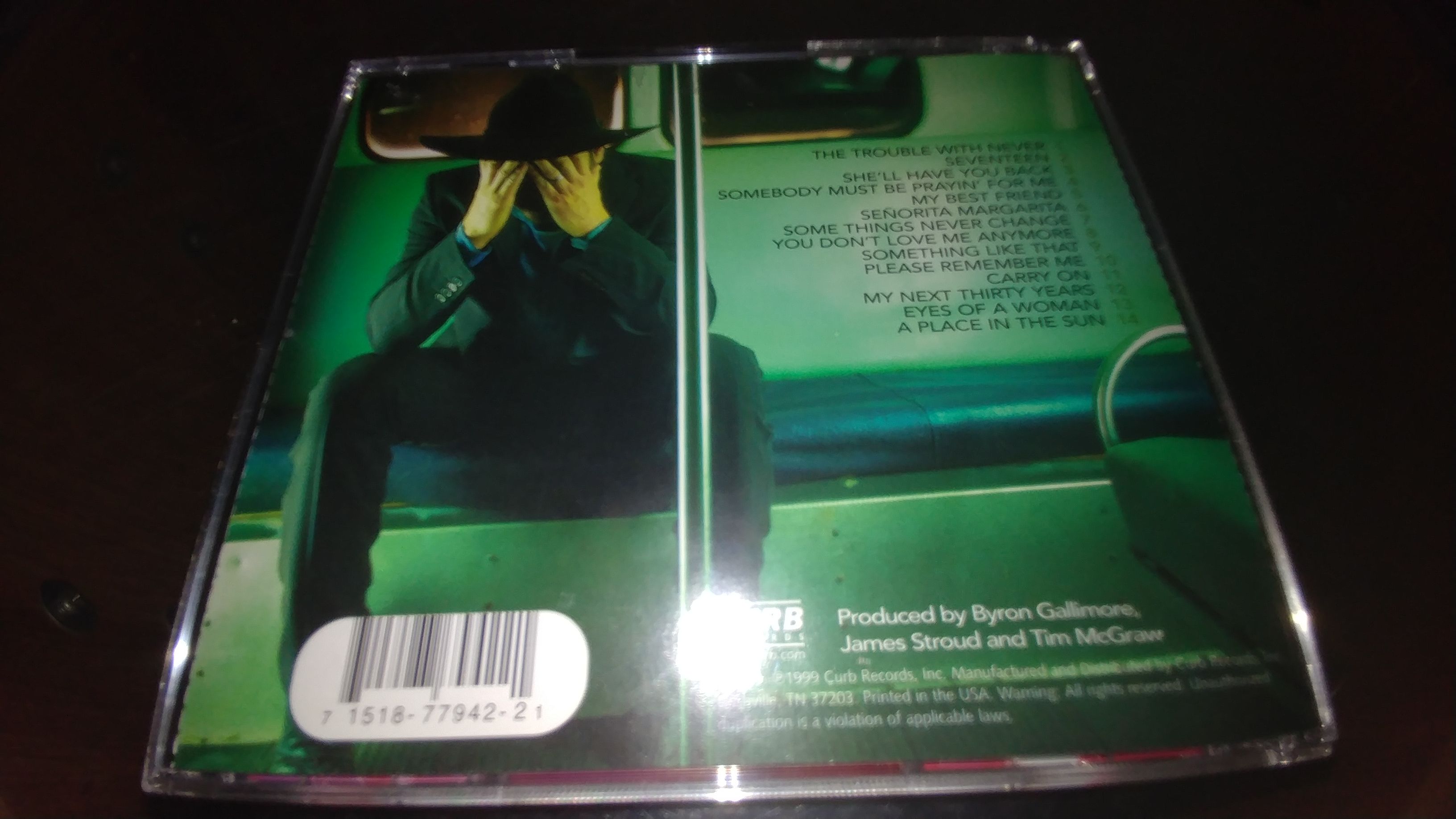 A Place In The Sun - Tim McGraw (CD - 54) music collectible - Main Image 2