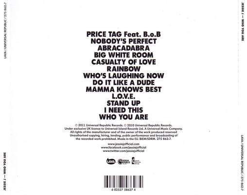 Who You Are - Jessie J (CD) music collectible [Barcode 602527656878] - Main Image 2
