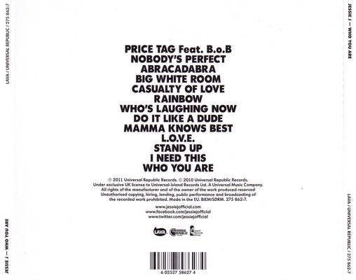 Who You Are - Jessie J (CD) music collectible [Barcode 602527666679] - Main Image 2
