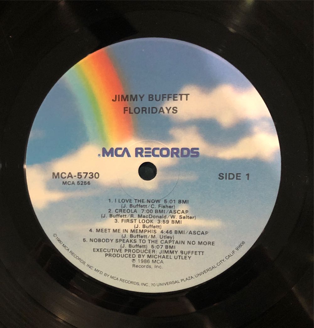 Floridays - Buffett, Jimmy (12”) music collectible [Barcode 076732573044] - Main Image 3