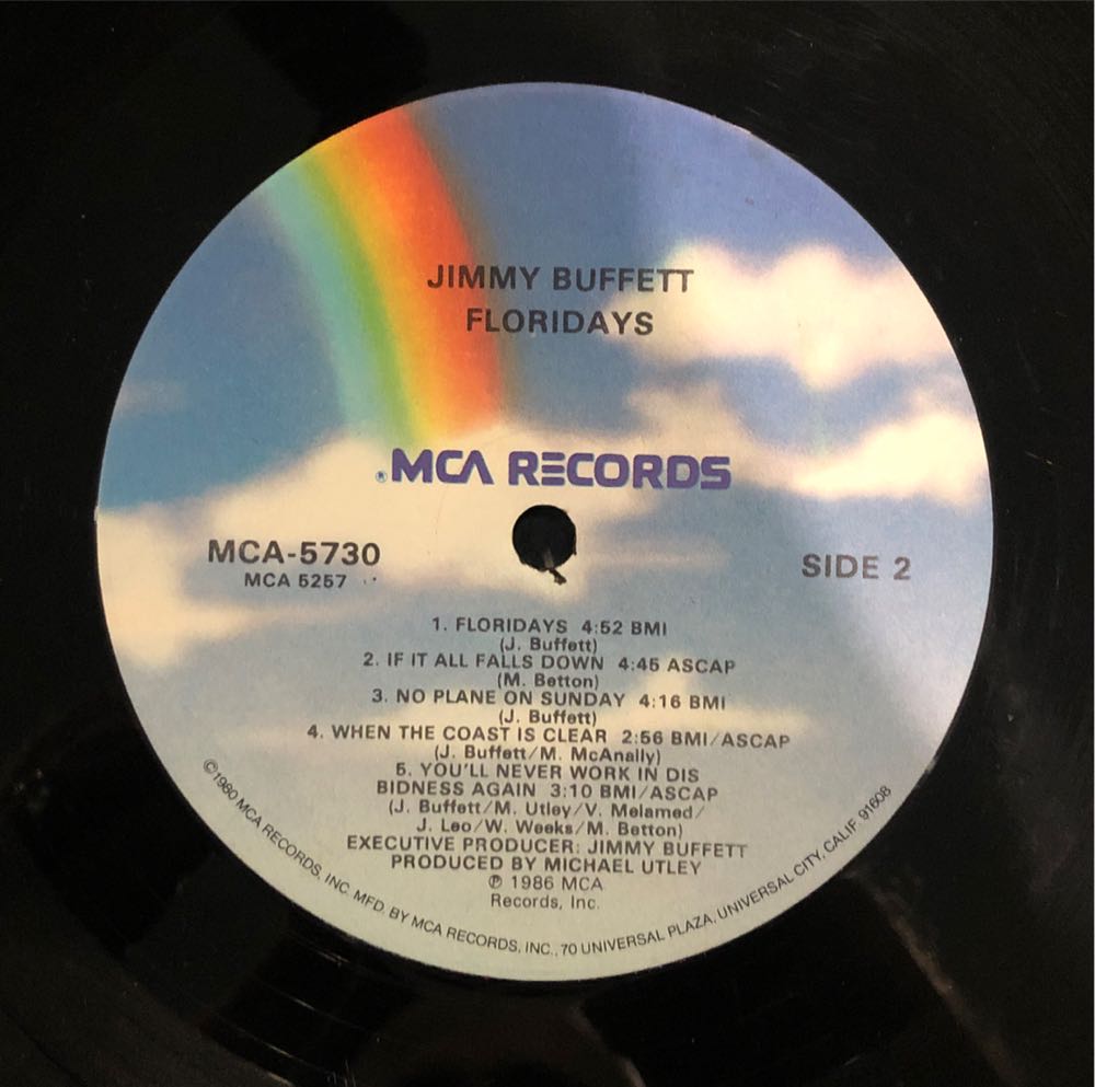 Floridays - Buffett, Jimmy (12”) music collectible [Barcode 076732573044] - Main Image 4