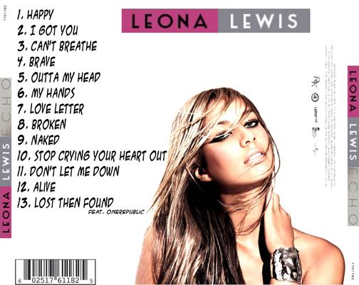 Echo - Lewis, Leona (CD) music collectible [Barcode 886975982820] - Main Image 2