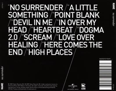 No Surrender - Kane (CD) music collectible - Main Image 2