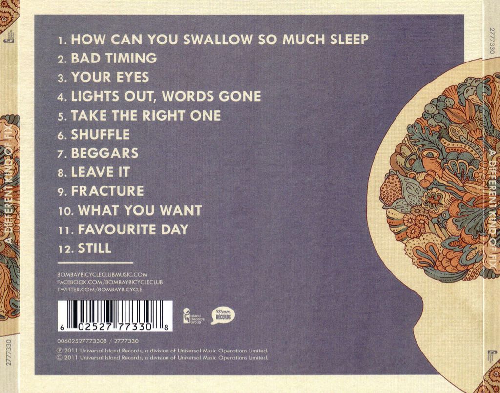 A Different Kind Of Fix - Bombay Bicycle Club (CD) music collectible - Main Image 2