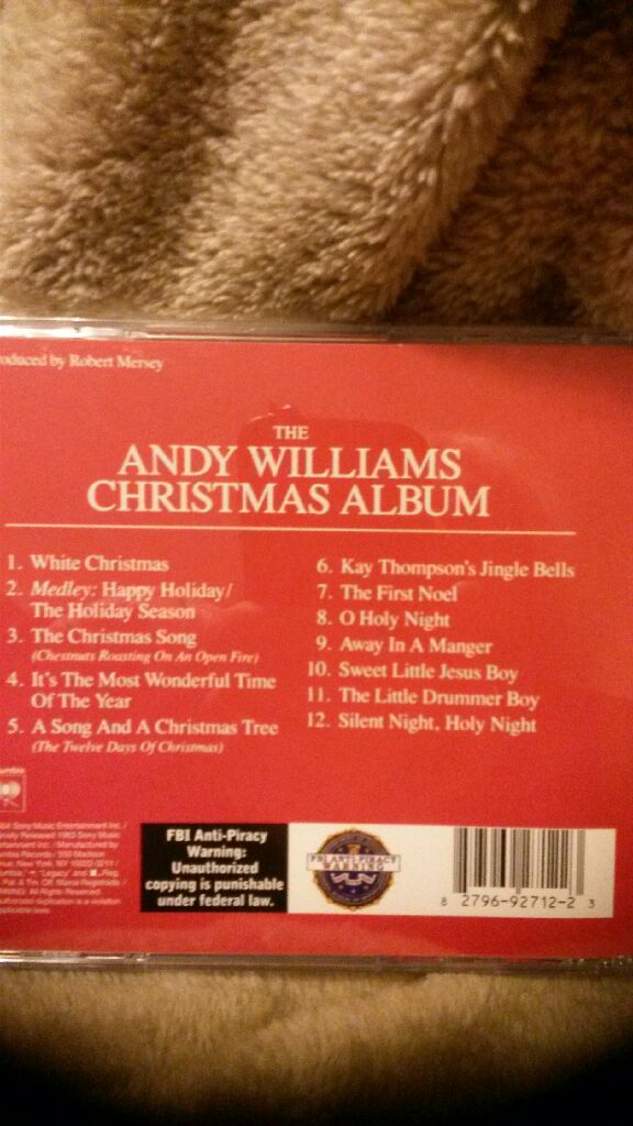 The Andy Williams Christmas Album - Williams, Andy (CD - 33) music collectible [Barcode 827969271223] - Main Image 2