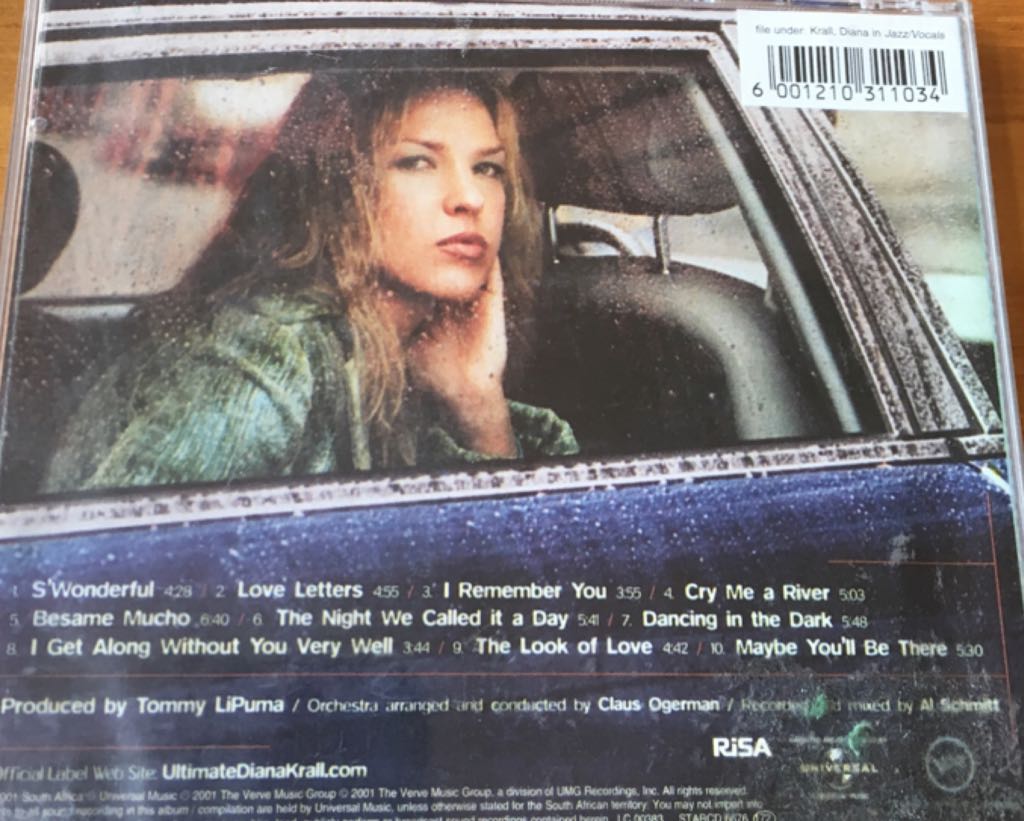 Look Of Love, The - Diana Krall music collectible [Barcode 6001210311034] - Main Image 2