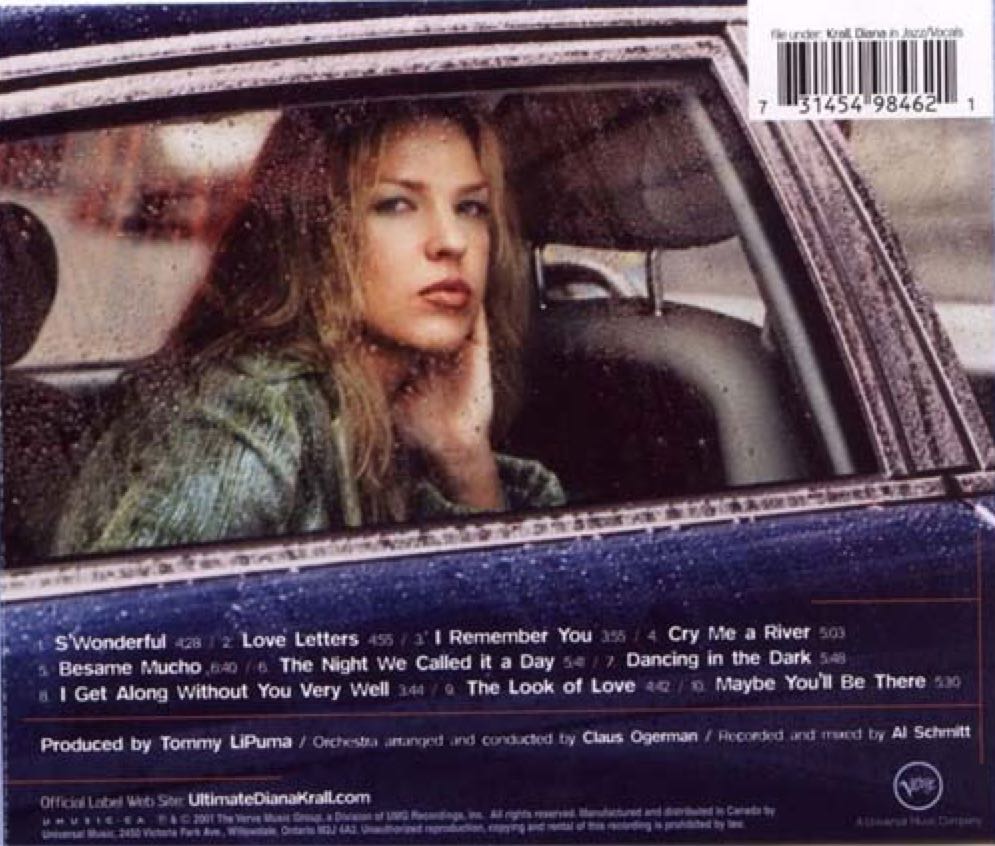 The Look Of Love - Diana Krall (CD) music collectible [Barcode 731458918226] - Main Image 2