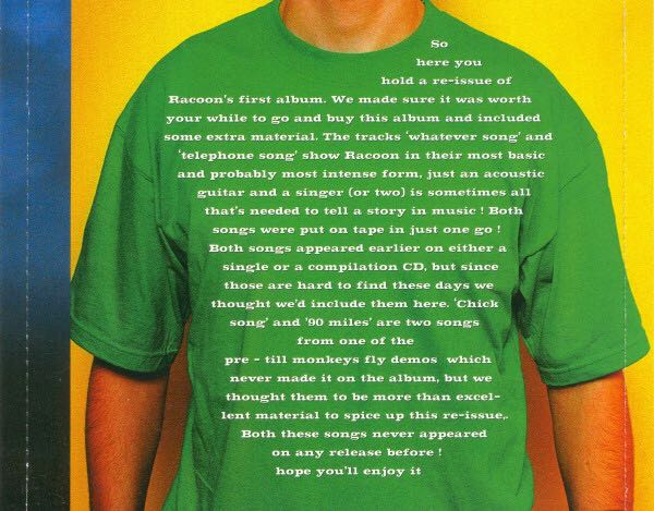 Till monkeys fly - Racoon (CD - 40) music collectible [Barcode 5099749742826] - Main Image 3