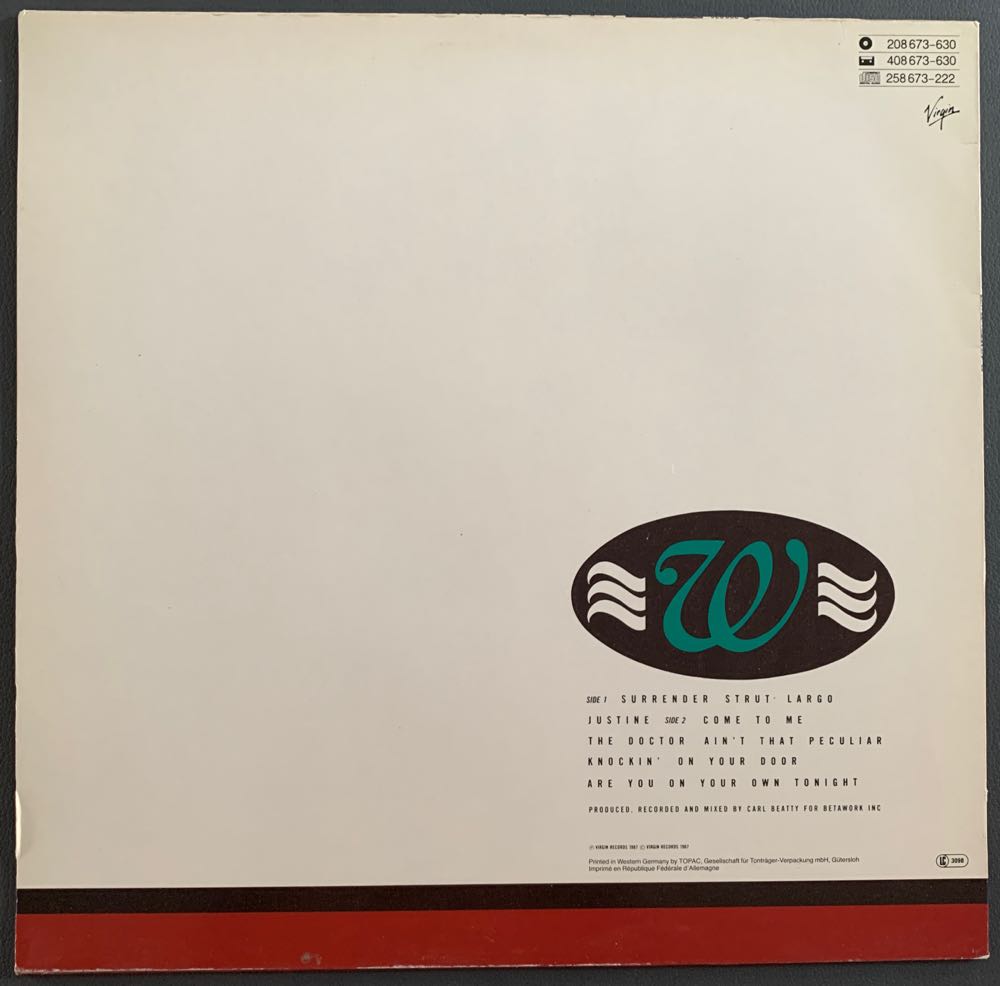 Surrender - Working Week (CD) music collectible [Barcode 5012981246822] - Main Image 2