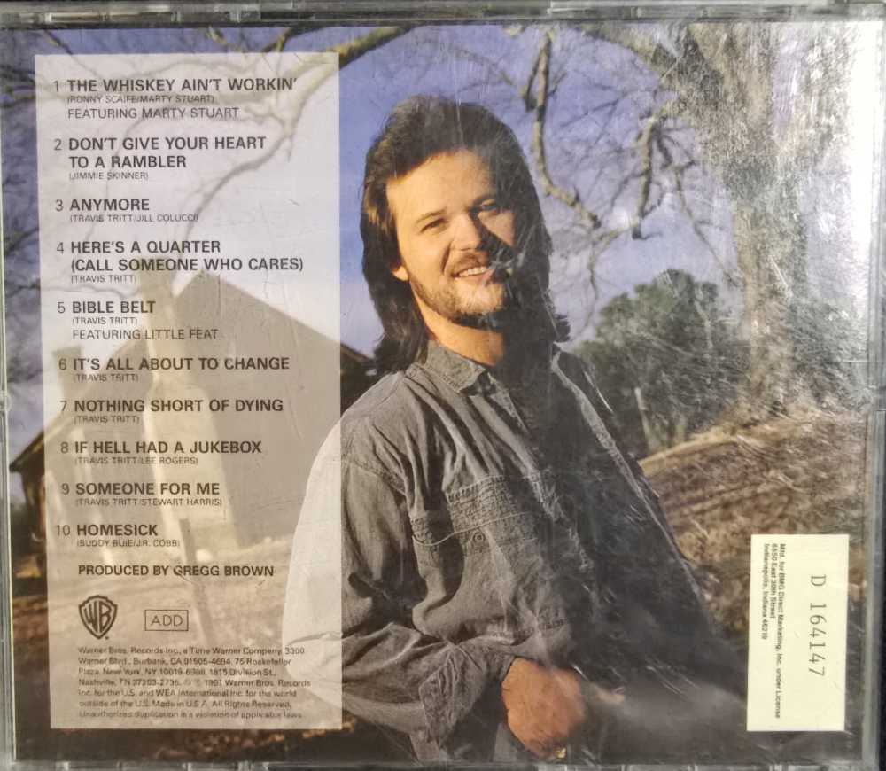 Its All About to Change - Tritt, Travis (CD) music collectible - Main Image 4