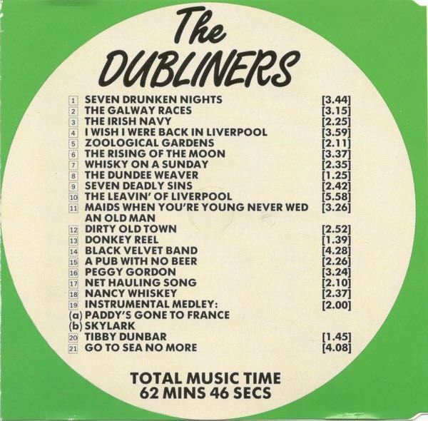 The Dubliners - Dubliners (CD - 63) music collectible [Barcode 077779065127] - Main Image 2