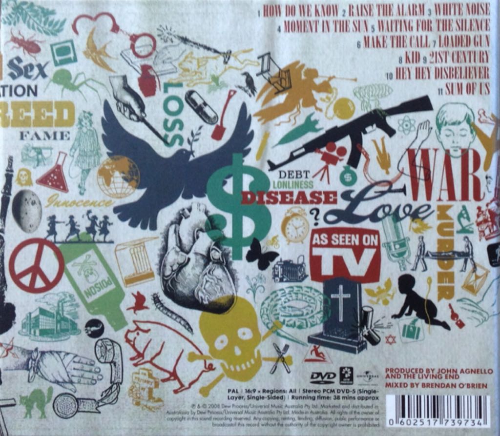 White Noise - The Living End (CD) music collectible [Barcode 602517739734] - Main Image 2