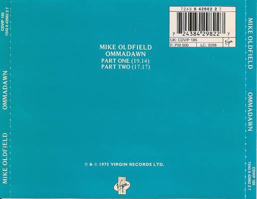 Mike Oldfield - Ommadawn - Mike Oldfield (CD) music collectible [Barcode 724384937027] - Main Image 2