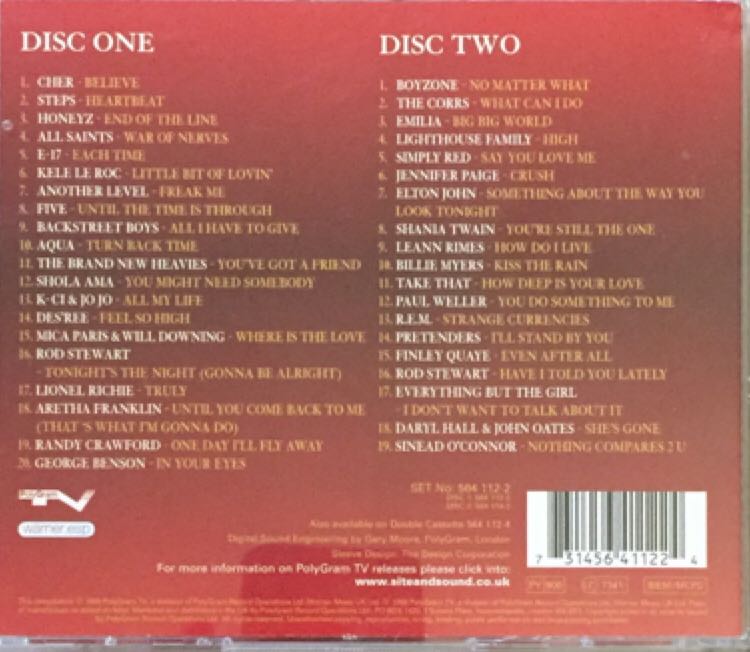 Love Songs - Various (CD) music collectible [Barcode 731456411224] - Main Image 2