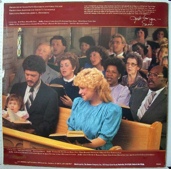 Hymns Just for You - Sandi Patti (12”) music collectible - Main Image 2